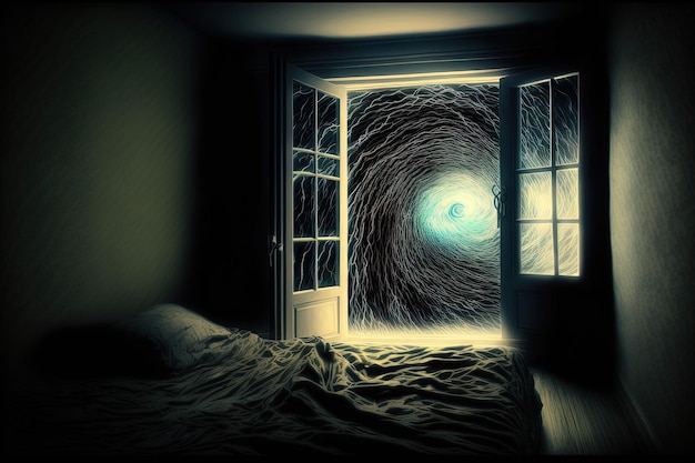 Conceptual depiction of insomnia