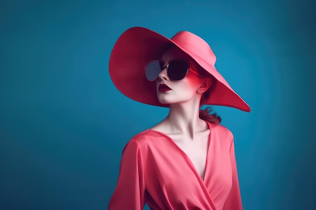 Conceptual shot of a stylish woman