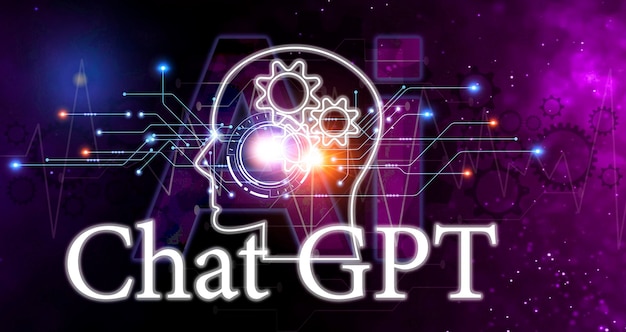 Photo conceptually chatgpt is an ai chatbot or artificial intelligence that can communicate through messages with humans naturally