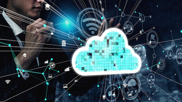 Conceptuele cloudcomputing- en dataopslagtechnologie voor toekomstige innovatie