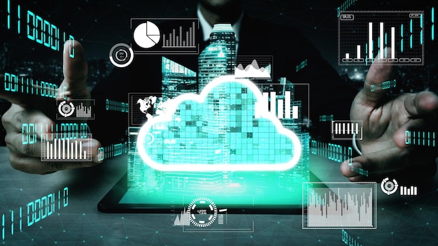 Conceptuele cloudcomputing- en dataopslagtechnologie voor toekomstige innovatie