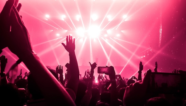 concert with lights