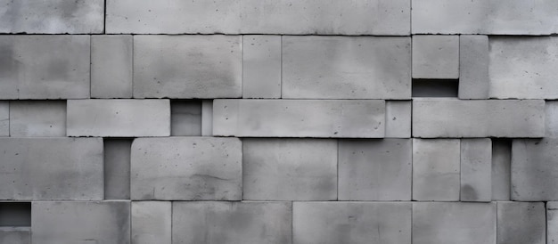 Photo concrete blocks used for urban wall