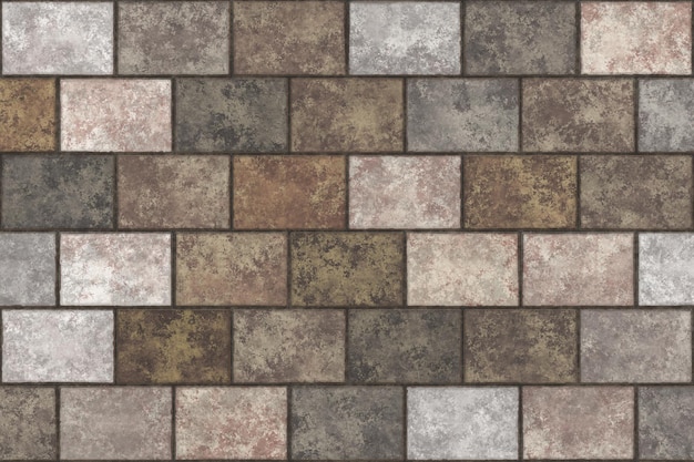 concrete brick tile design