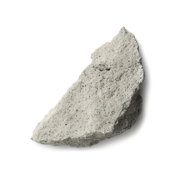 Concrete Construction Stone Isolated