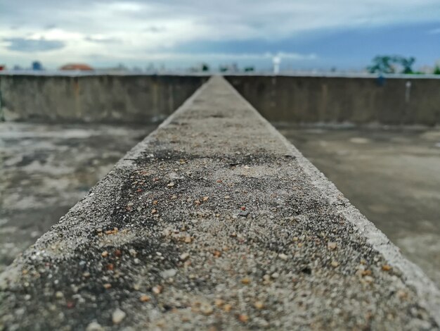 Foto fine concreta di struttura del pavimento in su