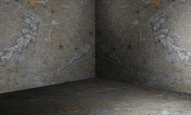 Concrete hoek muur kamer textuur achtergrond