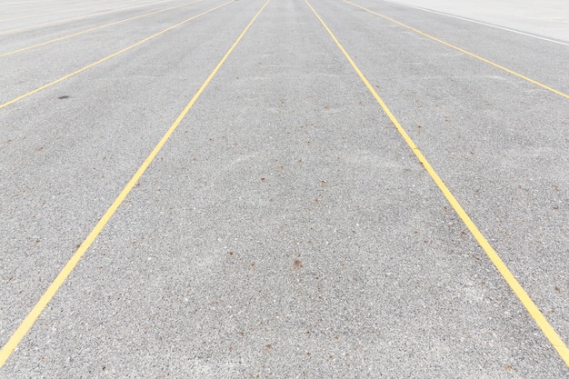 Concrete road texture