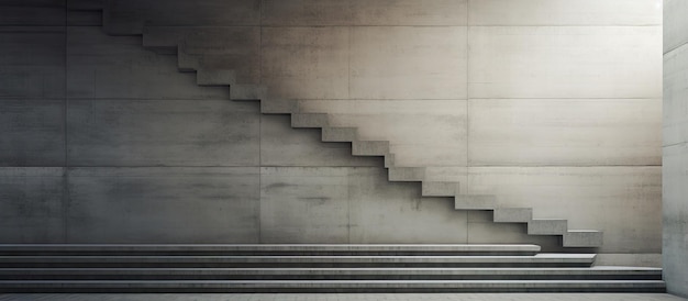 Concrete stairwell original structure simple aesthetic