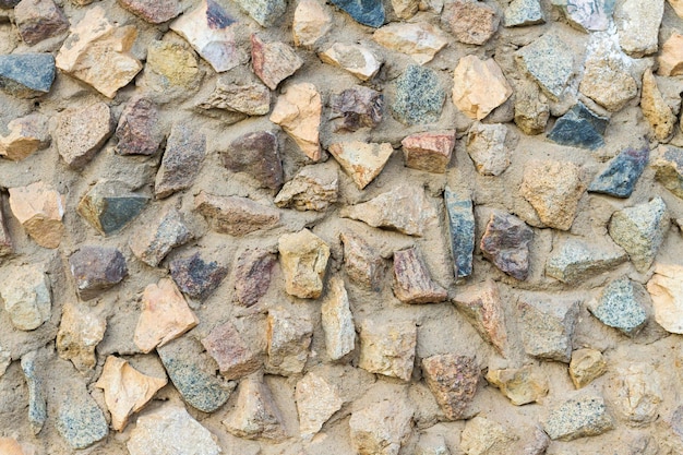 Concrete stone floor top view