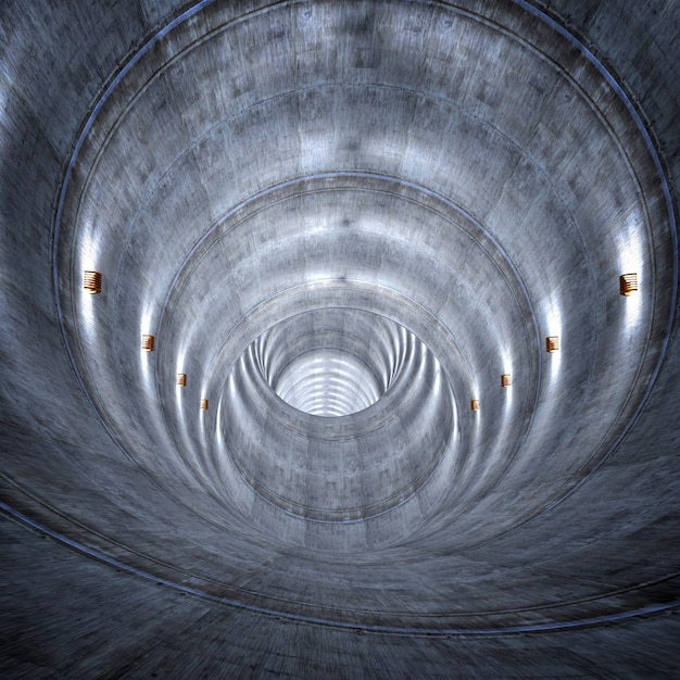 Concrete tunnel