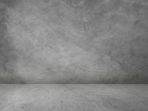 Concrete wall background for displaying products in 3d