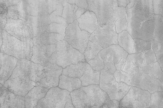 Concrete wall In black and white color cement wall broken wall background texture