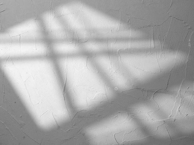 Concrete wall texture with shadow from the window