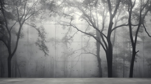 concrete wall with shadow forest grey colors