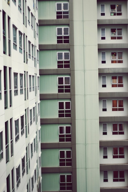 condo perspective view with many windows