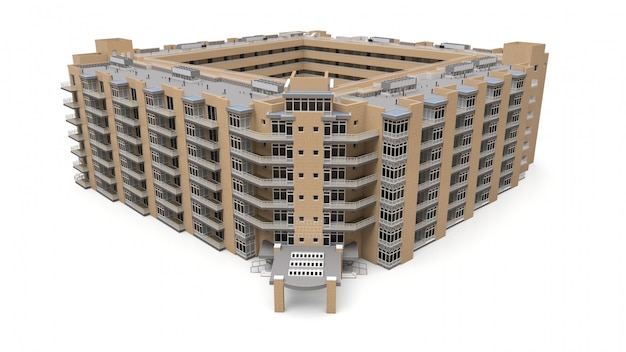 Condominium 3d model