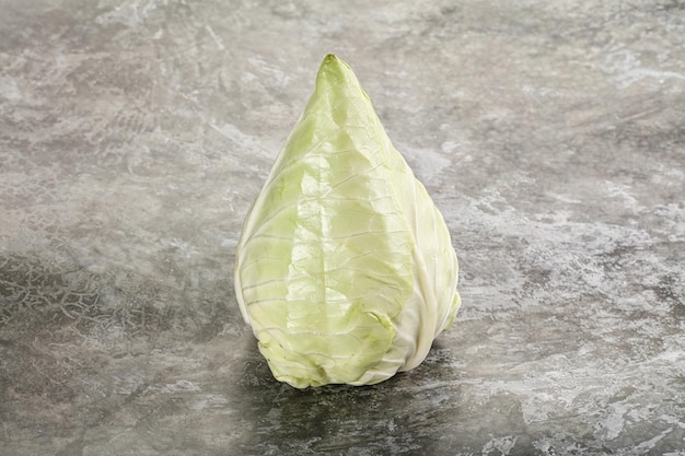 Cone sweetheart ripe green cabbage