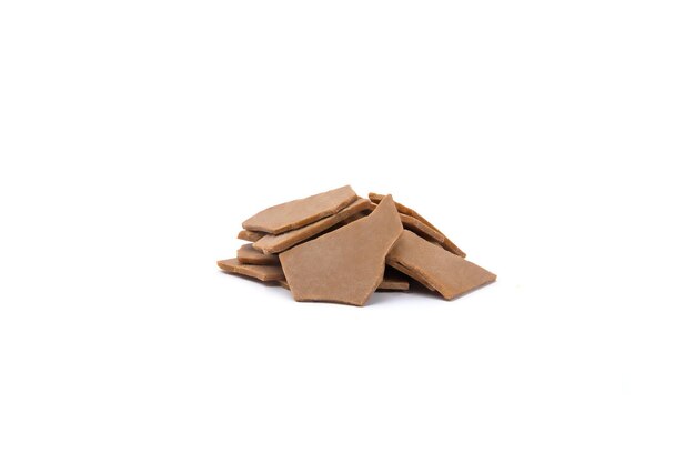 confectionery chocolate on a white background Close up