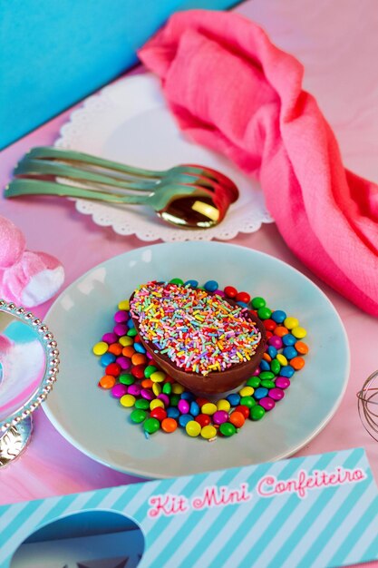 Photo confectionery sugary delights candy store display