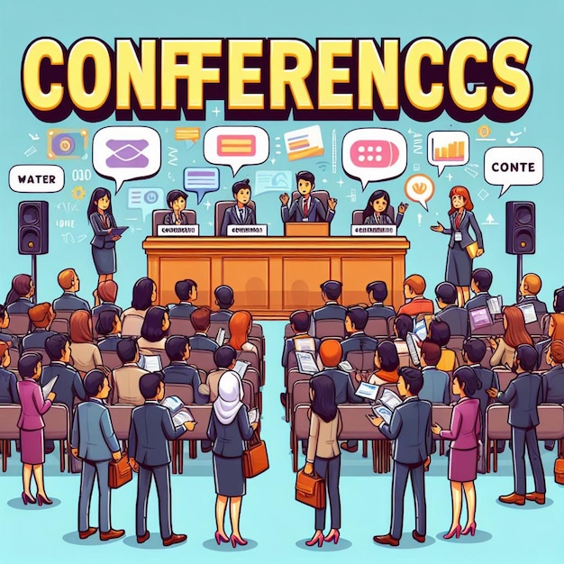 Conferenties Illustratie