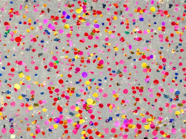 Foto lo sfondo di confetti con spazio vuoto per il tuo messaggio può essere utilizzato per la pubblicità della celebrazione birt