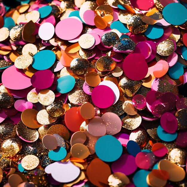 Photo confetti background