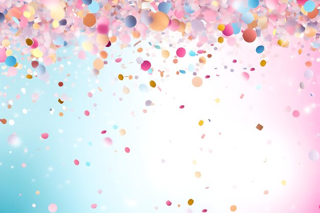 Photo confetti beauty colorful background