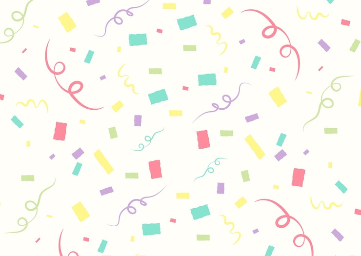 Photo confetti birthday celebration texture background
