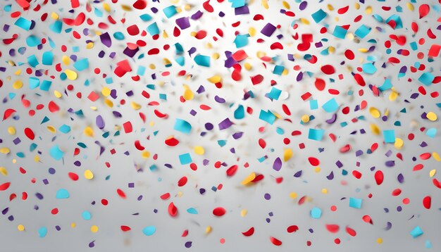 Photo confetti can be isolated from a straightforward foundation for enriching