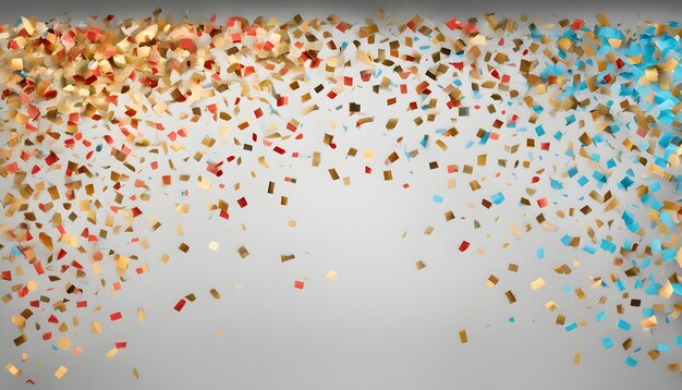 Photo confetti can be isolated from a straightforward foundation for enriching