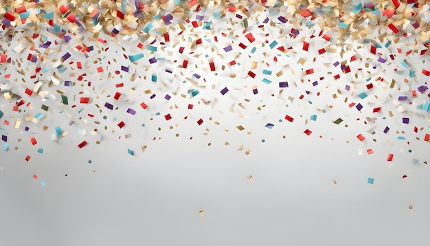 Photo confetti can be separated from a transparent background