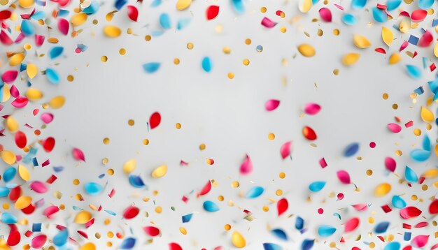 Confetti can be separated from a transparent background