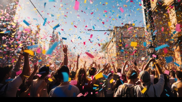 Confetti carnavalsparade