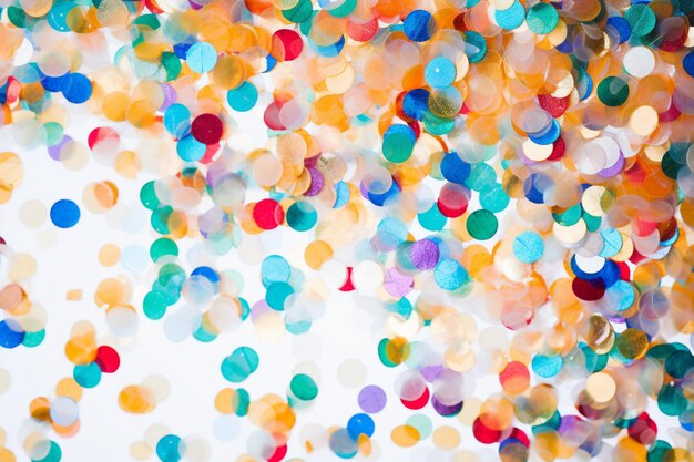 Confetti Cascade Birthday Background
