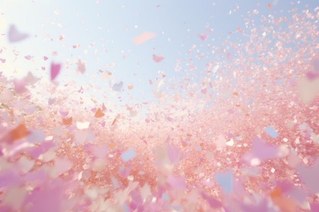 Confetti shower in a dreamy pastel color palette p 00145 00