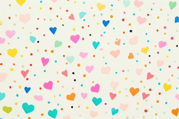 Photo confetti star heart celebration backgrounds paper creativity