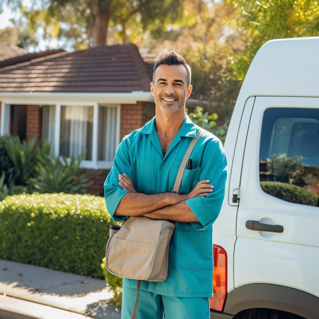 Confidence in Care A NaturalLooking Portrait of a Professional Dentist