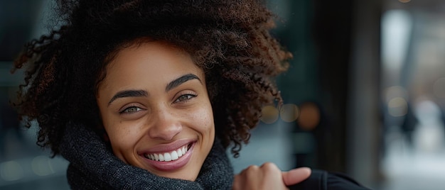 Photo confident afroamerican job candidate receives celebratory handshake in corporate setting radiating