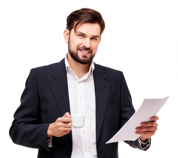 Confident businessman portrait