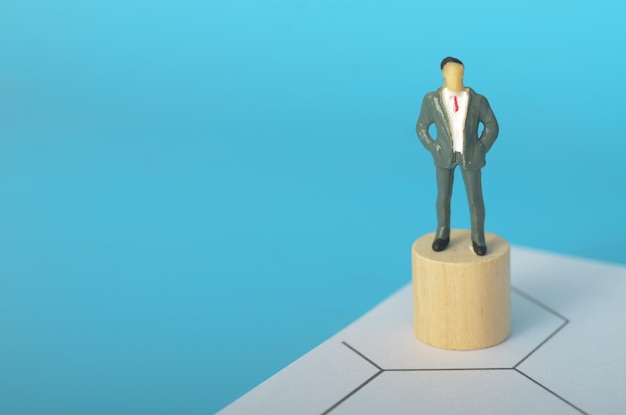 confident businessman standing tall embodying leadership and success in professional attire