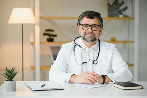 Confident general practitioner is ready to work