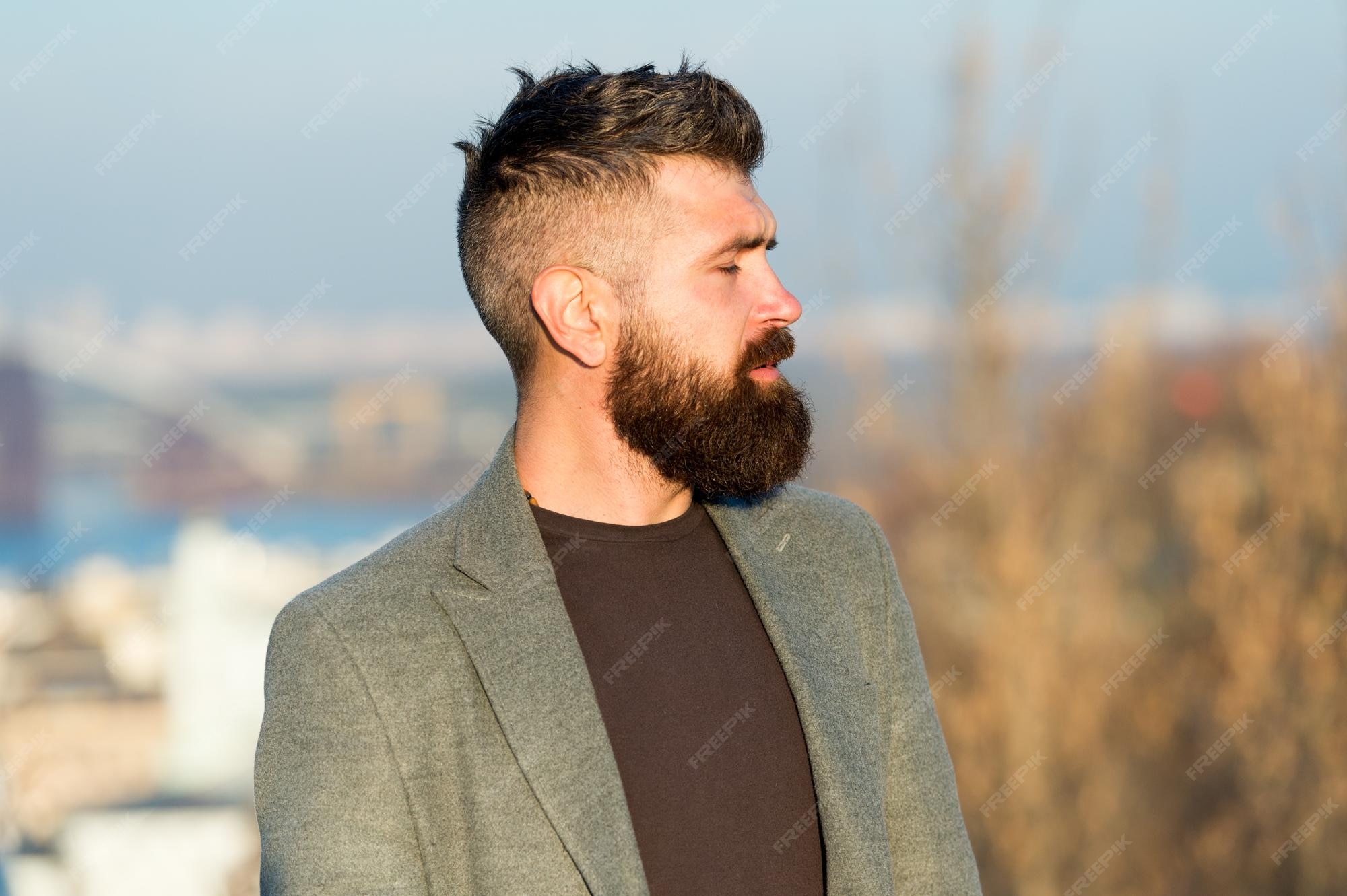 Premium Photo | Confident individual brutal hipster caucasian hipster with thick beard hair bearded man in trendy hipster style lumberjack look of modern hipster barbershop or barbers hairdressing salon Premium Photo | Confident individual brutal hipster caucasian hipster with thick beard hair bearded man in trendy hipster style lumberjack look of modern hipster barbershop or barbers hairdressing salon