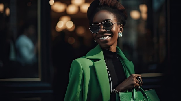 Confident Shopper Leaves Luxury Store