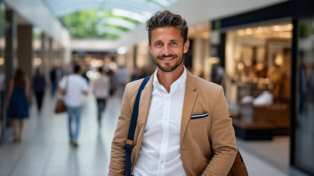 Confident young professional in business attire smiling