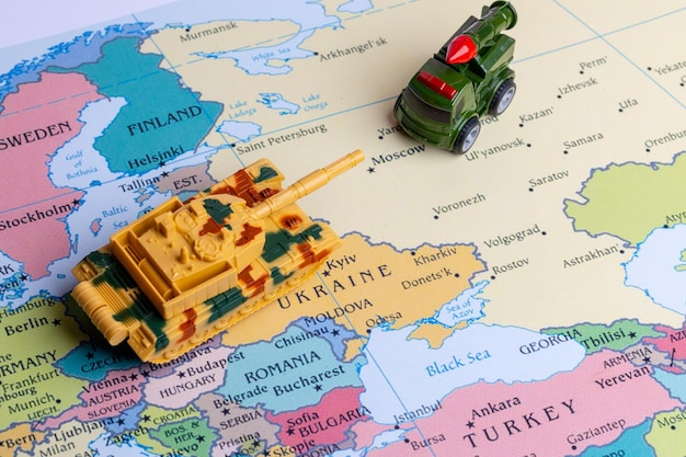 The conflict between Russia and Ukraine The war in Ukraine The war in Europe map of ukraine