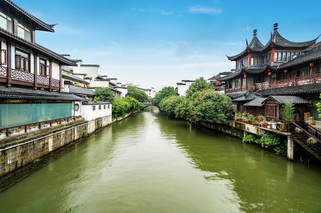 Confucius Temple scenic spot in Nanjing China