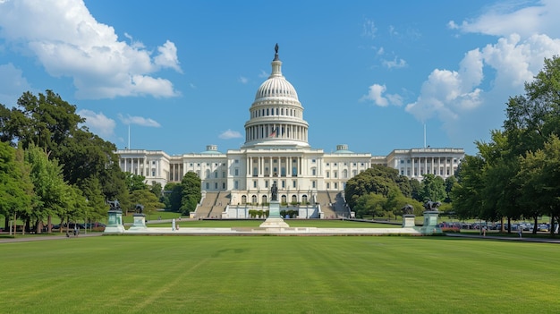 Photo the congress building from the outside