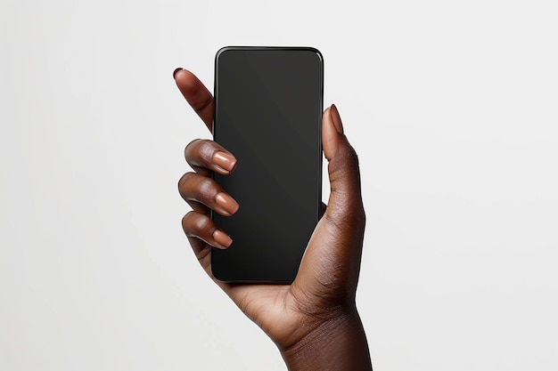 ConnectedEmpowered_AfricanAmericanWoman_CellphoneMockup