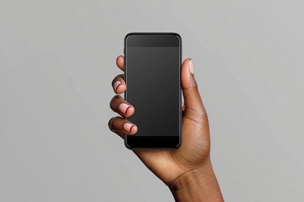 ConnectedEmpowered_AfricanAmericanWoman_CellphoneMockup